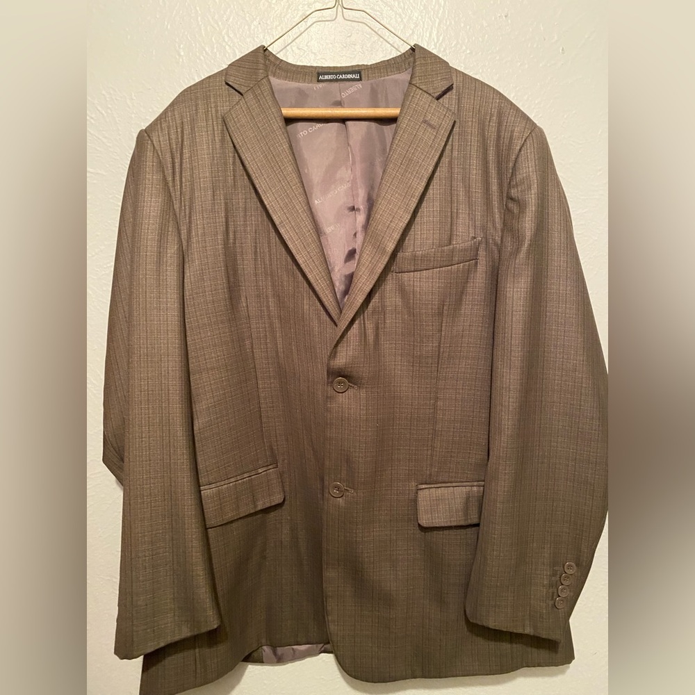 Pants and jacket color brown